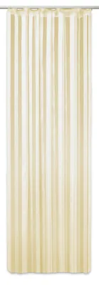 Produktbild von Dekoschal Isa 140x245 cm halb transparent Voilegardine Kräuselband beige