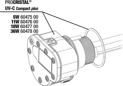 Produktbild von JBL ProCristal UV-C Compact plus 5 W Elektroeinheit