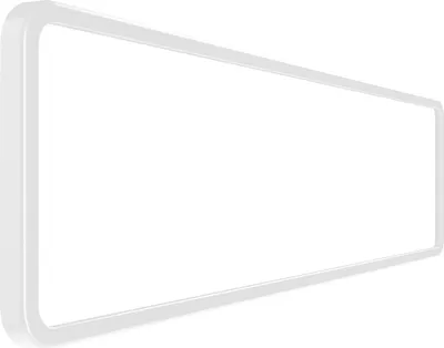 Produktbild von Kennzeichenhalter Zusatzrahmen für L&P A0147 / L&P A0149 Farbrahmen  Weiß