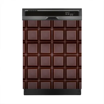 Produktbild von Magnete Dekorative 60x70 cm Küche Magnetmatte Spülmaschine - dunkle Schokolade
