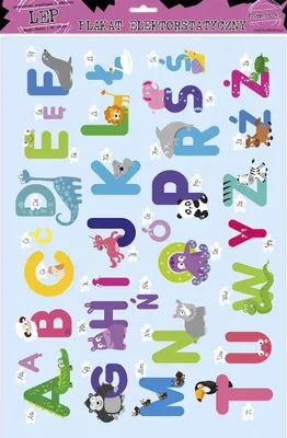Productafbeelding van Statische poster. Vermenigvuldigingstabel, alfabet