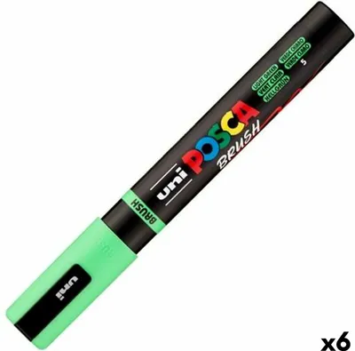 Produktbild von Marker BRUSH POSCA PC-5BR Hellgrün (6 Stück)