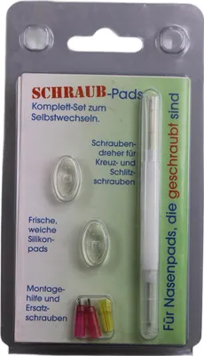 Produktbild von Nasenpads zum Selbstwechsel (geschraubt) inkl. Werkzeug