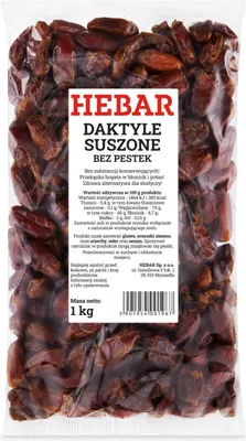 Zdjęcie produktu dla Suszone daktyle 1000 G - bez pestek - Bez dodatku cukru - Nieprzetworzone - Kuchnia orientalna