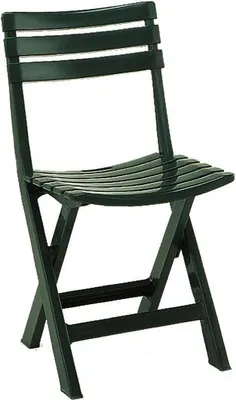 Produktbild von Outdoor-Stuhl Danzivin, Klappbarer Gartensitz, Stuhl für Esstisch, Außensessel, 100 %  Italy, 44 x 41 x 78 cm, Grün