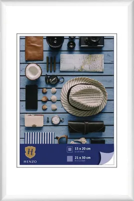 Obrázek produktu pro Henzo plastový fotorámeček Napoli 21x30 cm bílý