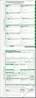 Produktbild von Vordruck Mahnbescheid A4 maschinell VE=25x25 Stück