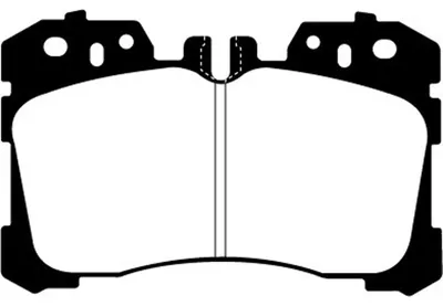 Produktbild von EBC Brakes Bremsbeläge Satz Vorne Bremsklötze für LEXUS LS (UVF4, USF4) DP41811R