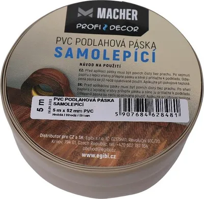 Obrázok produktu pre PVC podlahová páska SAMOLEPIACE hnedá - Délka: 5 m