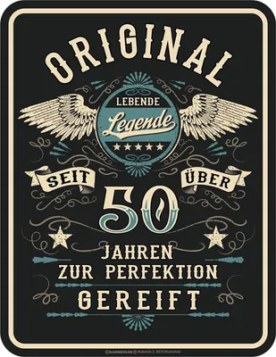 Produktbild von 50 Jahre - Fun-Schilder - Legende