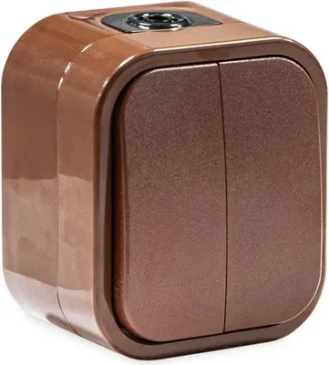 Obrázok produktu pre Vypínač č.5 VDT IP54 TIMEX WNT-2B2 hnedý