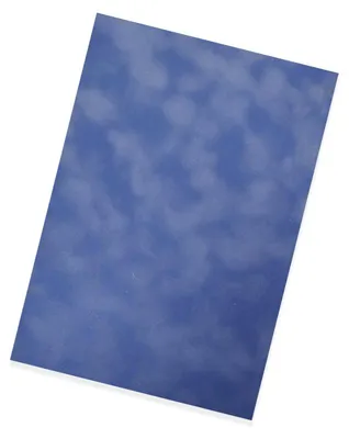 Produktbild von Plottermarie Vinylfolie selbstklebend F-LOOC mit samtiger Oberfläche - Plotterfolie für individuelle Dekoration auf glatten Oberflächen A4 - Sky Blue