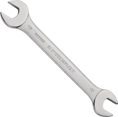 Obrázok produktu pre Dvojitý otvorený kľúč 17x19mm d.221mm chrómovaný PROMAT