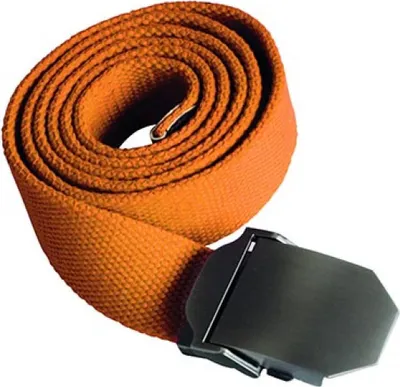Image de Korntex KXWWBN | Ceinture de travail classique, 140 cm L, à raccourcir soi-même, L 4 cm - Couleur : Orange - Taille : One Size