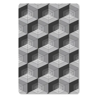 Produktbild von MuchoWow® Mauspad Mousepad Muster - Würfel - 3D 18x27 cm - Mousepads - Maus Mat - Pad - Mausunterlage