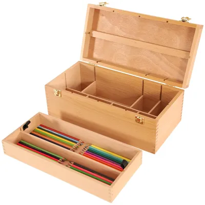 Productafbeelding van Grote tafel-easel met 3 lades