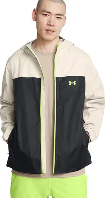 Produktbild von Under Armour Cloudstrike Colorblock Shell Jacke Beige,Schwarz L Mann Beige,Schwarz L
