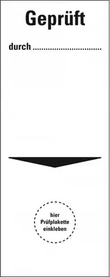Produktbild von Dreifke® Aufkleber I Grundetikett  durch..., Folie, selbstklebend, 40x...