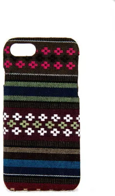 Produktbild von Handyhülle aus Stoff-Case für Apple iPhone 8 Cover Etuis Bumper Schale Braun