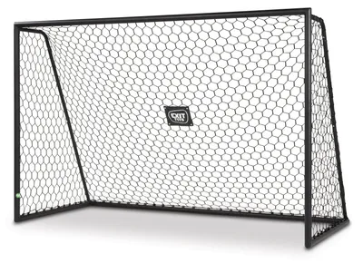 Immagine prodotto di EXIT Scala Porta da calcio in alluminio 300x200 cm, resistente alle intemperie, porta da calcio, per bambini, da giardino, nera