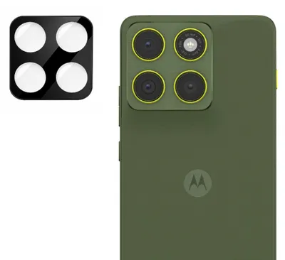Obrázok produktu pre Techsuit – Ochranné sklo na fotoaparát pre Motorola Edge 70 – čierna farba
