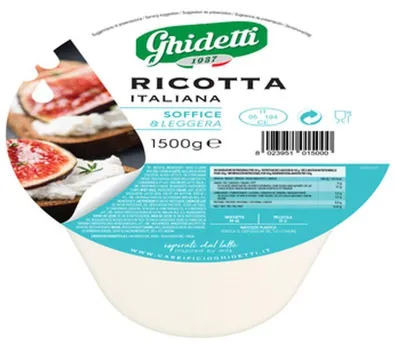 Image de Fromage Ricotta Ghidetti - fromage frais italien 1,5 kg