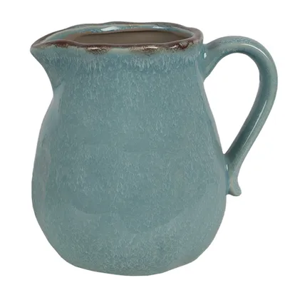 Produktbild von Clayre & Eef Dekorative Kanne 17x13x15 cm Blau Keramik