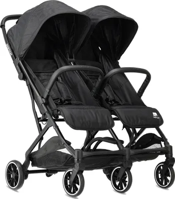 Obrázok produktu pre DERYAN Luxe Rolo X2 Dvojitý Kočík - Duo Kočík - Čierna