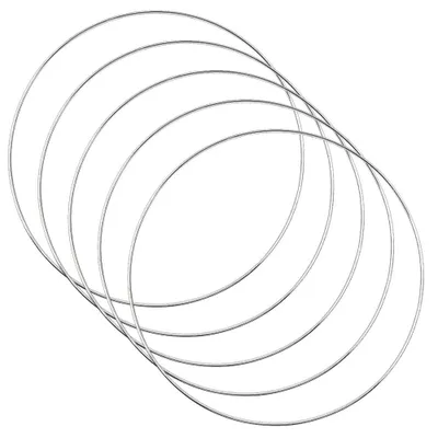 Produktbild von Omgoods – Set mit 5 Metall-Makramee-Ringen für kreative Projekte