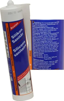 Produktbild von Sanitär Silikon weiß 310 ml