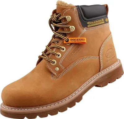 Immagine prodotto di Dockers by Gerli scarpe da uomo stivali stivali invernali scarpe stringate, Colore:Marrone, Numero di scarpe:EUR 45, Numero articolo:-300910 golden tan