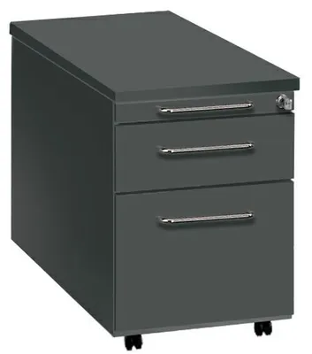 Produktbild von Rollcontainer Artline Transparent 1 Schub/1 Auszug 42x80x58cm anthrazit