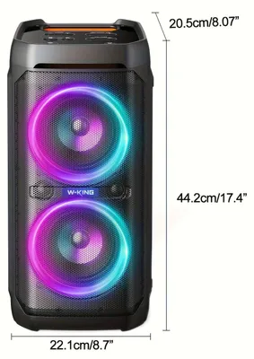 Image de Haut-parleur Bluetooth pour fêtes - Haut-parleur sans fil - Haut-parleur pour événements - Haut-parleur d'extérieur - Haut-parleur pour karaoké
