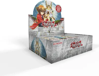 A product box for a trading card game.