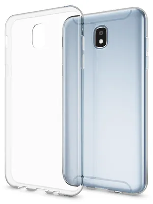 Immagine prodotto di Custodia NALIA "GLAZE" per Samsung Galaxy J7 (2017) - Custodia protettiva in TPU trasparente, anti-ingiallimento, sottile e leggera - Cover trasparente per cellulare
