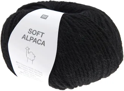 Produktbild von Rico Soft Alpaca Schwarz