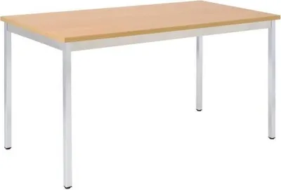 Produktbild von Mehrzwecktisch rechteckig BxHxT 1200x740x600mm 25mm buche/chrom
