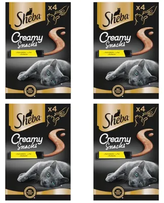 Zdjęcie produktu dla Sheba Creamy Snacks 4x48g Kremowy Przysmak z Kurczakiem Dla Kota