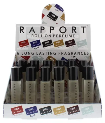 Imagen del producto de Paquete de 24 unidades de Rapport Platinum Roll On de 10 ml cada uno (código de producto: 5055116603039)
