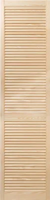 Produktbild von ben+camilla.com offene Lamellentür passend zu IKEA Pax Schrank | natur 195x49,4cm | Massivholz Kiefer