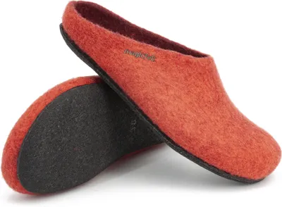Immagine prodotto di Magicfelt, pantofole da casa 709 per uomo e donna - Pantofola in 100% Lana, colore salmone, taglia 38