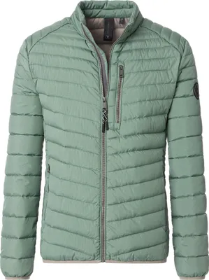 Produktbild von CASAMODA Herren Outdoor-Steppjacke Stehkragen Regular Hellgrün XXL