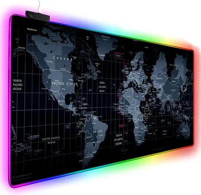 Produktbild von Gaming-Mauspad mit Lichtschlaufe - Karte