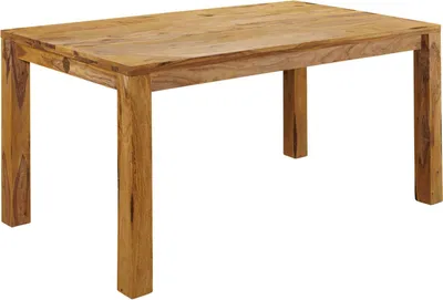 Image de MASSIVMOEBEL24 | Table à manger 120x90 Palissandre huilé Brun NATURE BROWN #812