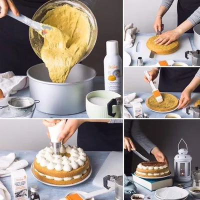 Productafbeelding van Professionele ronde bakvorm Ø 20 cm, geanodiseerd aluminium, zonder laspunten