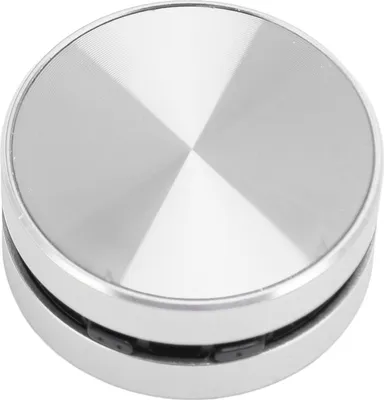 Image de Enceinte stéréo Bluetooth à conduction osseuse avec basses, petite enceinte sans fil portable avec ventouse pour salle de bain et extérieur, couleur argent