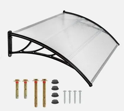 Productafbeelding van Transparante Deurluifel 150 x 90 cm van Polycarbonaat