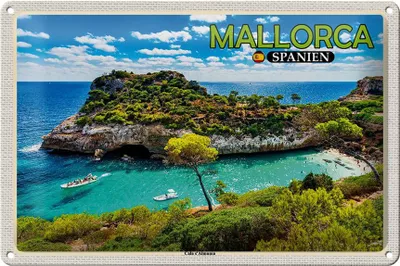 Produktbild von Blechschild Reise 30x20cm Mallorca Spanien Cala s'Almunia Bucht