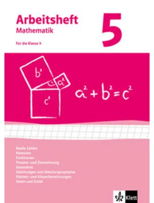 Immagine prodotto di Arbeitshefte Mathematik 5. Neubearbeitung. Arbeitsheft mit Lösungsheft. Reelle Zahlen, Potenzen, Funktionen, Geometrie, Quadratische Gleichungen, Gleichungssysteme