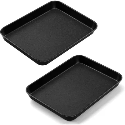 Produktbild von Antihaft Backblech 2er Set 40,5x30,5x2,5cm Kohlenstoffstahl